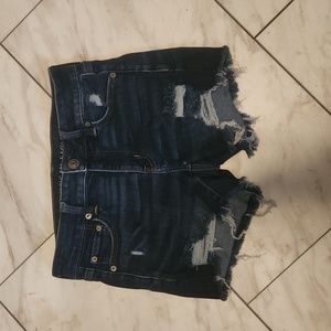 American Eagle size 4 Midi Bluejean Short